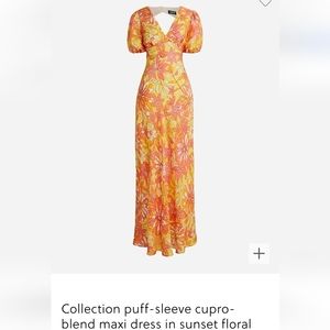 J. Crew sunset floral maxi dress